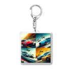 nerobooのお店のスポーツカーのグッズです Acrylic Key Chain