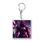 yoichi-puのRED-SAMURAI Acrylic Key Chain