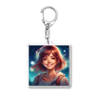 noiSutoaの笑顔が魅力的な美少女 Acrylic Key Chain