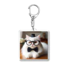 ai-AIの猫教授 Acrylic Key Chain