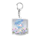 あやこ熊猫/ぱんだVTuberの梅雨のグッズ Acrylic Key Chain