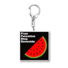 YOKOのFreePalestine StopGenocide Acrylic Key Chain