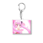 flakey108の夢見る少女(桜) Acrylic Key Chain