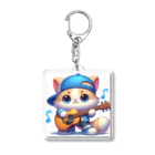 モンピパラダイスのにゃんこ🐱のリズムにノッテ🎵 Acrylic Key Chain