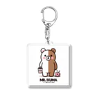 nerobooのお店のMR.KUMAのグッズです Acrylic Key Chain