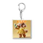 MsArtShopのESFPのトイプードル Acrylic Key Chain