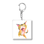 ほわんなかのみゃーと鳴く猫ちゃん Acrylic Key Chain