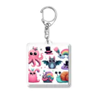 hells gateのキモカワくん Acrylic Key Chain