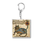 ShinkiのSHAHON no DOUBUTSU 青ねこ Acrylic Key Chain