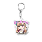 超水道のghostpiaいろいろスタンプ - 召しあがれ Acrylic Key Chain