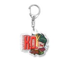 超水道のghostpiaいろいろスタンプ - K.O. Acrylic Key Chain