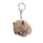 ふわふわのえびふらいのもぐもぐだいず Acrylic Key Chain