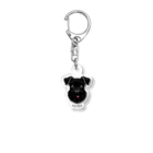 SAJIKAのSAJIKA　ミニチュアシュナウザー　Black2 Acrylic Key Chain