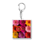 オンラインショップイエローリーフの色鮮やかな綺麗な花 Acrylic Key Chain