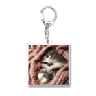 cat_smart_lifeの猫×睡眠×癒し Acrylic Key Chain