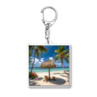 日本の風景 COOL JAPANの日本の風景:癒しの時間、Japanese scenery: Time of rest and relaxation Acrylic Key Chain