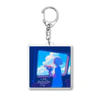 花束娘のA Girl and Flowers on the Journey Acrylic Key Chain