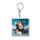 sophie138の猫の客室乗務員 Acrylic Key Chain