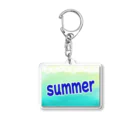 atelier_lapislazuliの夏メロンソーダ Acrylic Key Chain