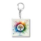 pyoromalの絵具が垂れちゃった・・・ Acrylic Key Chain