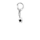 DRIPPEDのBLACK STAR REVIVAL-GTO STAR リバイバル-(黒星・ワンスター)Tシャツ Acrylic Key Chain