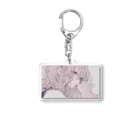 as -AIイラスト- の心配 Acrylic Key Chain