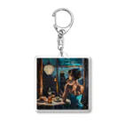 AQUAMETAVERSEの夕暮れ・寛ぎの時間　Tomoe bb 2712 Acrylic Key Chain