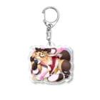 神楽 狸丸の特盛肉たぬきうどんの 神楽 狸丸 アイドル衣装 Acrylic Key Chain