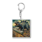 やるか、やらぬか？本人次第の恐竜にはなれなかった Acrylic Key Chain