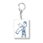 mabo_familyshopのムキムキ兎 Acrylic Key Chain