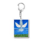 アリエルのアトリエの天使のはね(青空) Acrylic Key Chain