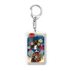 nomuranの日本髪の女 Acrylic Key Chain