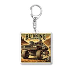 monkmonのバーニングハイウェイ2 Acrylic Key Chain