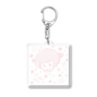 さおぴの桜色ガール Acrylic Key Chain