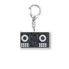 kimchinのシンプルなDJコントローラーのイラストです! Acrylic Key Chain