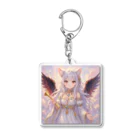 ふんわり屋のめんとにゃー。 Acrylic Key Chain