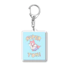 【Yuwiiの店】ゆぅぅぃーのSUPER★TON アクリルキーホルダー