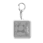 CO-ZOOのぱんだお食事中 Acrylic Key Chain