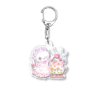 メルティカポエミュウのらずまりーにゃ Acrylic Key Chain