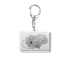 光平洋子のかしこいプーリー犬が転がる。 puli illustration  Acrylic Key Chain