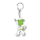 Pat's WorksのDISCO FROGBERT Acrylic Key Chain