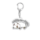 【モルモット】Mugi & Ruki【四国犬】の働きたくない モルモット Acrylic Key Chain