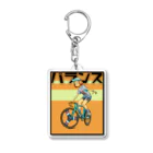 nidan-illustrationのバランス (inked fixie girl) Acrylic Key Chain