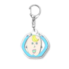 MIHOの何でもマルにする心の広い人　トッコ Acrylic Key Chain