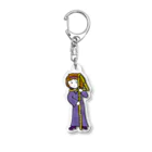 ミナミハチゴーのコントラバス・フルート女子 Acrylic Key Chain