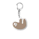 キノムクヤ　SUZURI店のナマケモノ倶楽部 Acrylic Key Chain