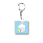 mo=kaのおつまみシリーズ「おこじょもどきと🍼」 Acrylic Key Chain