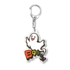 Cɐkeccooのおばけちゃんばぁ!(Boo!ゴースト)カラフル Acrylic Key Chain