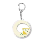 蛇口〆太のお店の無い家紋-うどん- Acrylic Key Chain