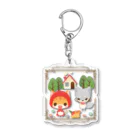 aska/ねこのかんづめのねこかん赤ずきん２ Acrylic Key Chain